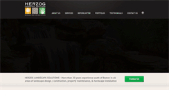 Desktop Screenshot of herzoglandscaping.com